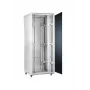 SOMI Networks | 42U, 19″ laisvai stovinti spinta | 42U-60/80NACP | Pilka | Maks. apkrova 800kg; Nuimamos ir užrakinamos šoninės plokštės; Perforuotos metalinės durelės; Nesurinkta | Gylis: 80 cm