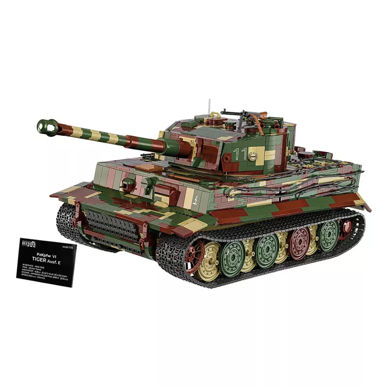 Statybinis rinkinys Cobi PzKpfw VI Tiger Ausf. E – Executive Edition, 8000 dalių, plastikas, amžius 12+