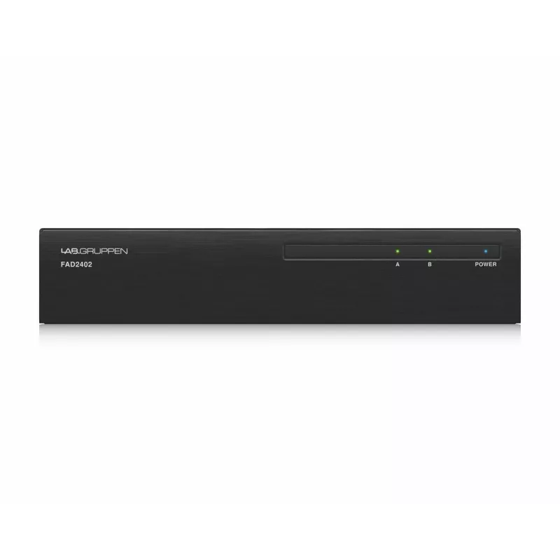 Lab Gruppen FAD1202 stiprintuvas 2x120W 4Ohm Dante prievadas