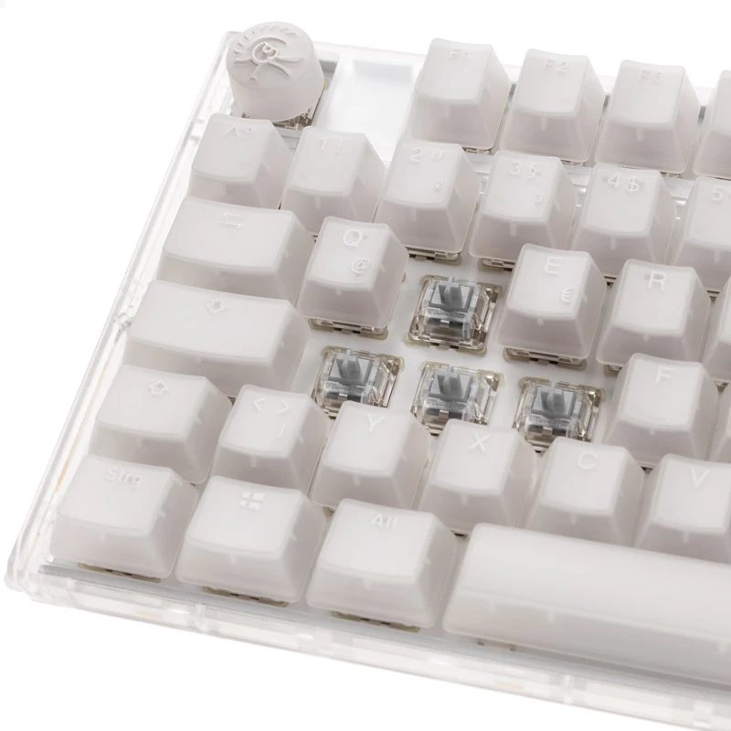 Ducky One 3 RGB klaviatūra, skirta žaidimams, USB, QWERTY, US English, balta