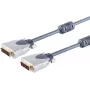 Vaizdo kabelis ShiverPeaks DVI 24+1, 2,0 m, DVI-D (dual-link) tėvas į tėvą