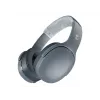 Ausinės Skullcandy Crusher Evo — laidinės ir Bluetooth, pilkos, 40 h atkūrimo, USB-C, AUX, sulankstomos