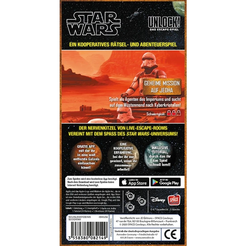 Unlock - Geheime Mission to Jedha, vakarėlių žaidimas