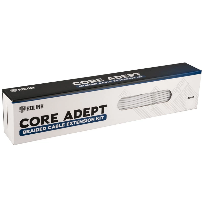 Kabelių prailginimo rinkinys Kolink Core Adept White