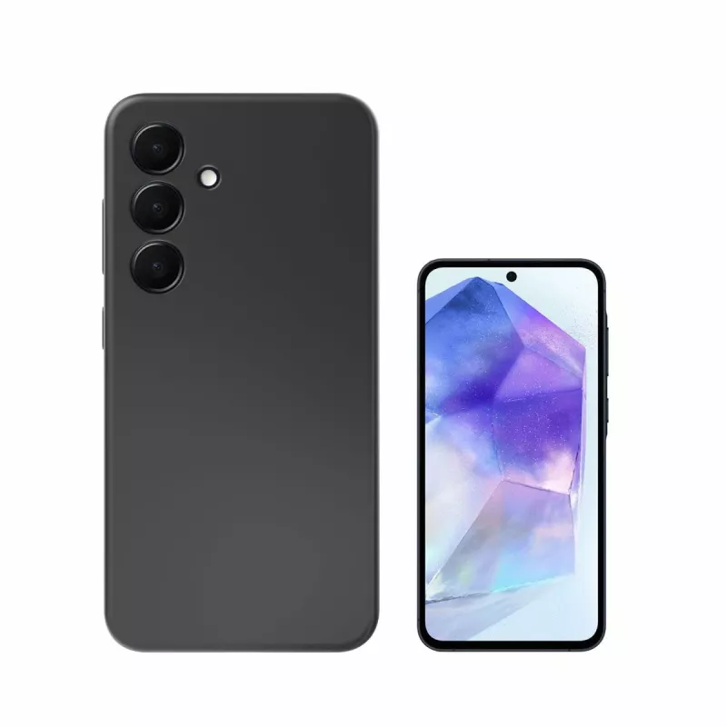 Dėklas 4smarts Galaxy A55 16,8 cm (6,6 col.) juodas