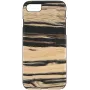 Telefono dėklas Man and Wood, skirtas iPhone 7/8 — balta su juoda juodmedžio apdaila