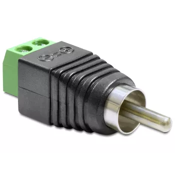 RCA jungčių adapteris DeLOCK 65417, juoda, žalia, sidabrinė