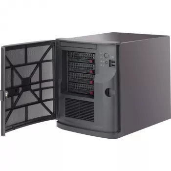 Super Micro Supermicro SC721 TQ-350B - Tower - Mini-ITX 350 W (ATX) - Juoda - USB (CSE-721TQ-350B)