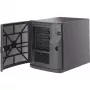 Super Micro Supermicro SC721 TQ-350B - Tower - Mini-ITX 350 W (ATX) - Juoda - USB (CSE-721TQ-350B)