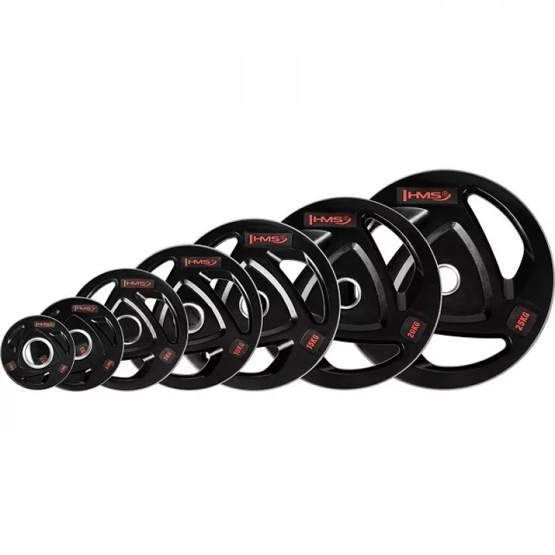 HMS Fitness TOX15 1 vnt. olimpinis gumuotas svorio diskas