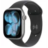 Laikrodis Series 11 GPS+Cellular 46mm Kosminė pilka aliuminio dėklas su juodu sportiniu dirželiu - M/L