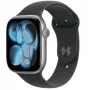 Watch Series 11 GPS+Cellular 46 mm pilkos spalvos aliuminio korpusas su juodu sportiniu dirželiu - M/L