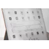 Klaviatūros dėklas Onyx Boox Note Max ir Tab X C — rudas apsauginis aplankas su integruota klaviatūra