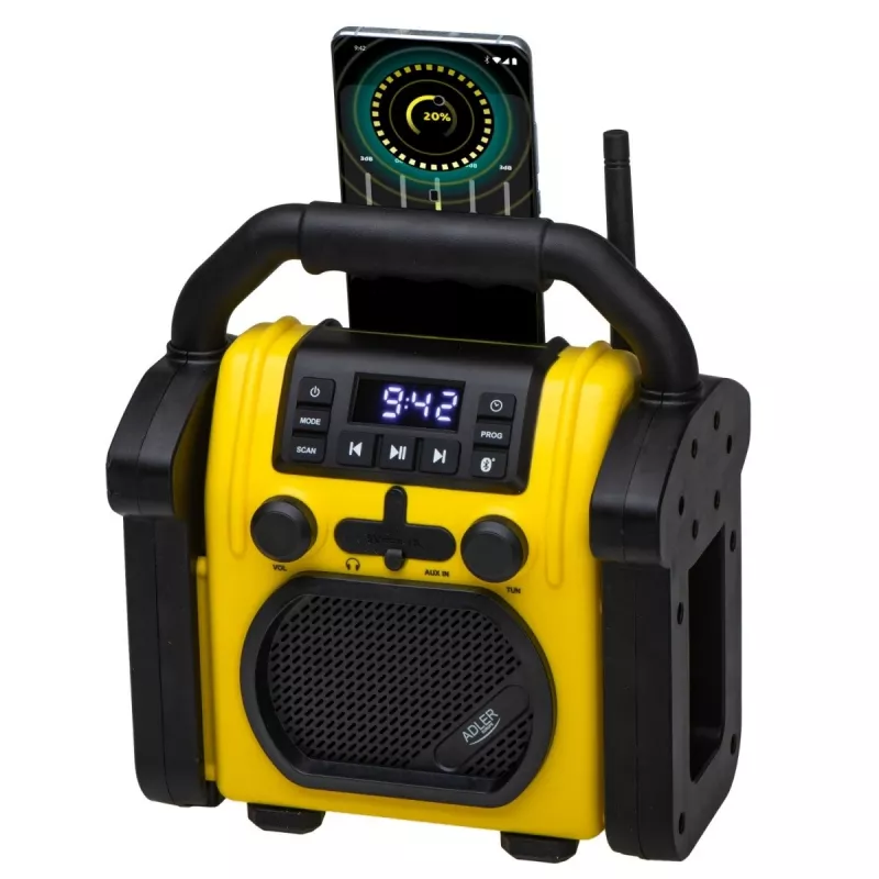 Statybinis radijas su Bluetooth - IPX 54 Adler Adler