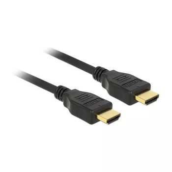 HDMI laidas DeLOCK 84713 1m A tipo kištukas į A tipo kištuką juodas