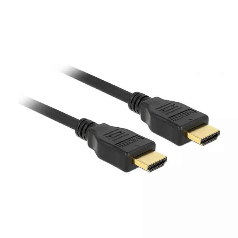 HDMI laidas DeLOCK 84713 1m A tipo kištukas į A tipo kištuką juodas
