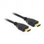 HDMI laidas DeLOCK 84713 1m A tipo kištukas į A tipo kištuką juodas