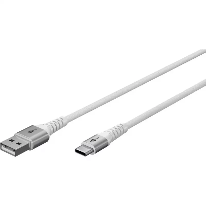 Goobay 74531 USB laidas baltas