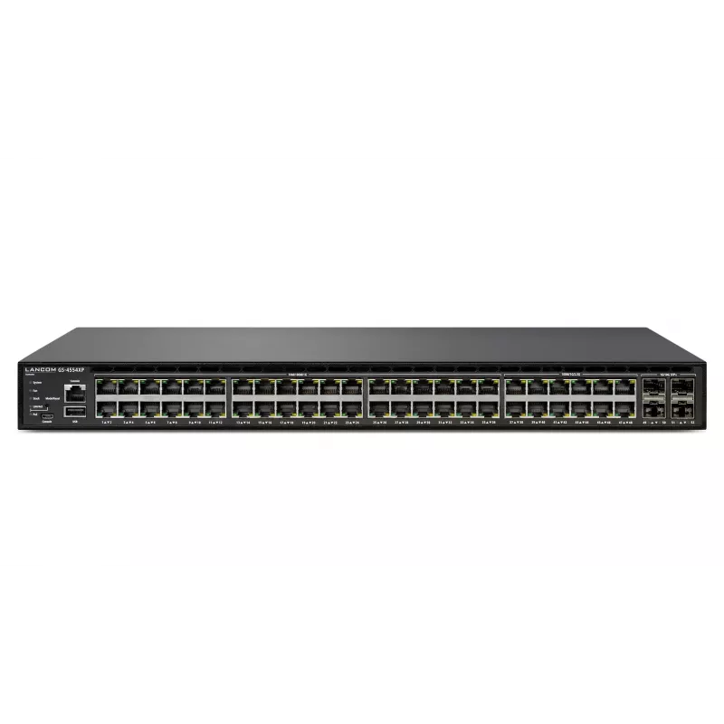 Valdomas komutatorius Lancom Systems GS-4554XP L3 2,5G Ethernet 54 prievadų PoE