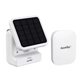 „RainPoint“ išmanusis saulės energija varomas vandens siurblio rinkinys HTP115FR su HWG023WBRF tinklų sietuvu ir programėle sodo drėkinimui