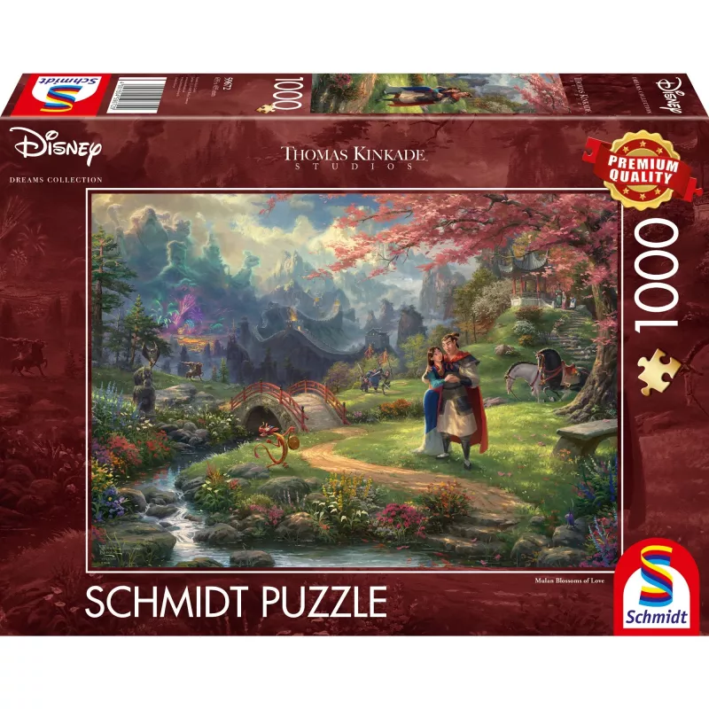 Thomas Kinkade Studios: Disney - Mulan, dėlionė 1000 dalių