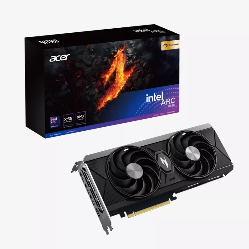 Acer Nitro Intel Arc B580 OC grafikos plokštė