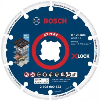 Bosch 2 608 900 533 kampinio šlifuoklio priedas Pjovimo diskas