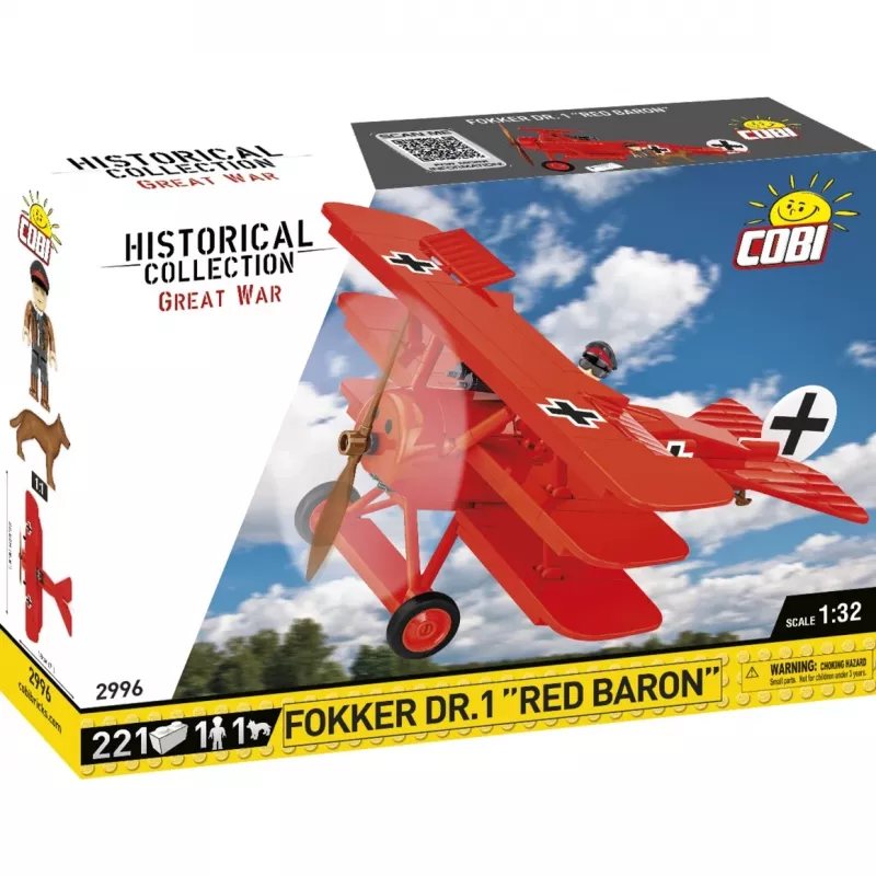 Blokai Fokker DR.1 Red Baron 221 blokai