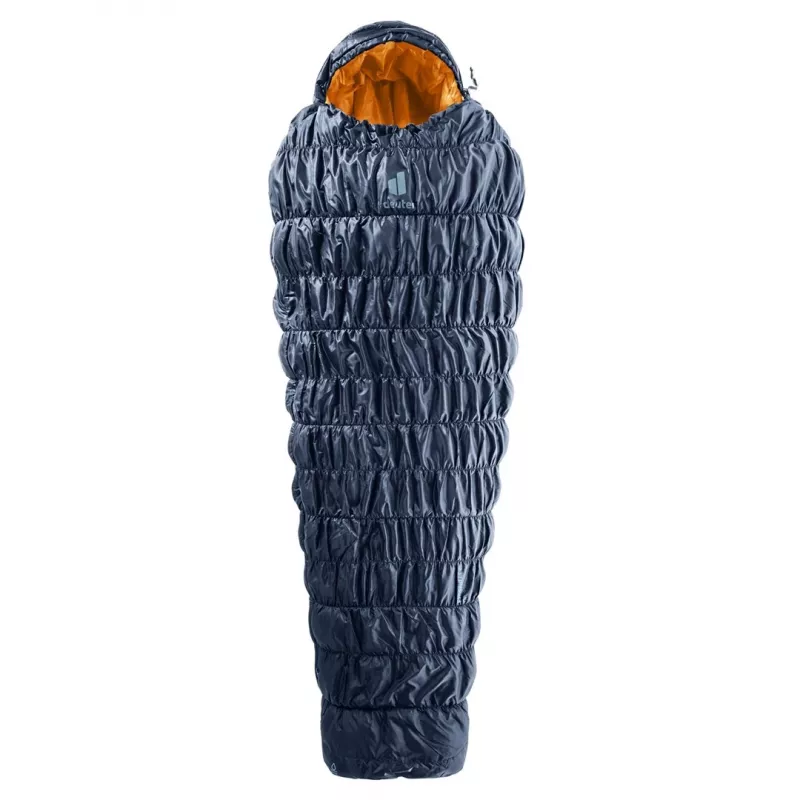 Miegmaišis DEUTER Exosphere 0°C / 32°F — sintetinis, rašalo/klevo spalvos