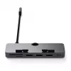 Satechi ST-TCIMHM nešiojamojo kompiuterio dokas / prievadų daugiklis USB 3.2 Gen 1 (3.1 Gen 1) Type-C pilka