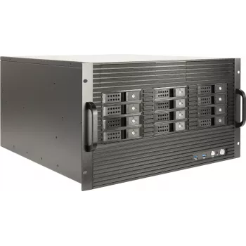 19 colių INTER-TECH IPC 6U-6520 laikymo lentyna 6U, skirta 19 colių spintoms, gylis 482,6–483,0 mm