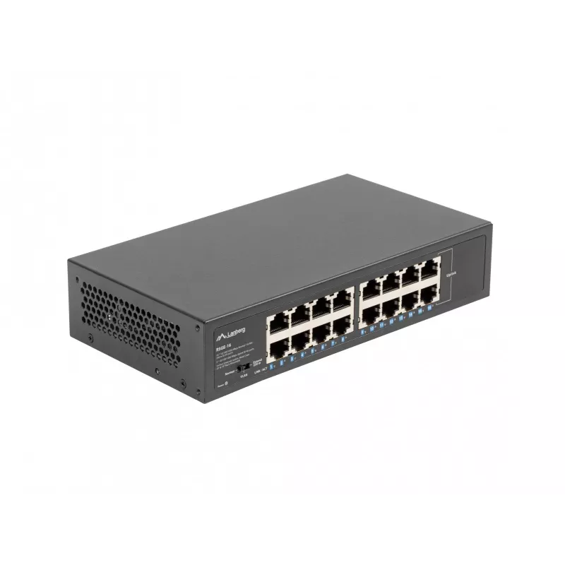 Lanberg Switch RSGE-16 Rack 10/19 (16 prievadų 1Gb)