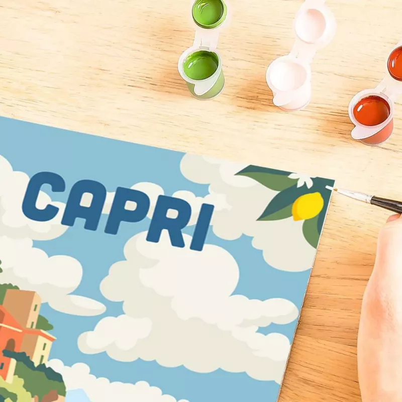 Tapybos rinkinys Ravensburger CreArt Capri – drobės tapybos rinkinys