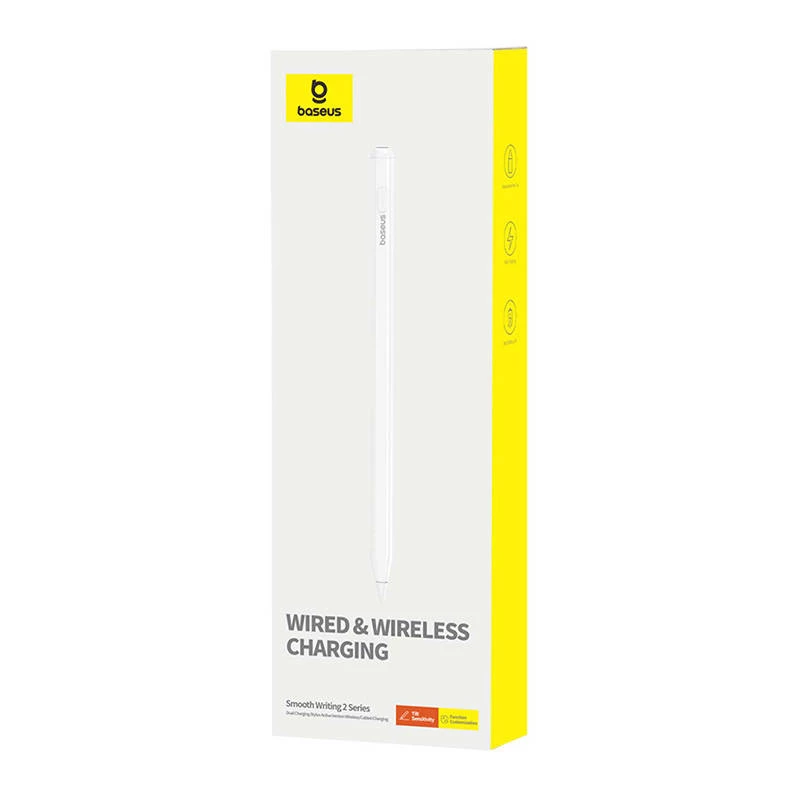 Stylus Baseus Smooth Writing Series P80015804213-00 — aktyvus rašiklis su belaidžiu ir laidiniu įkrovimu
