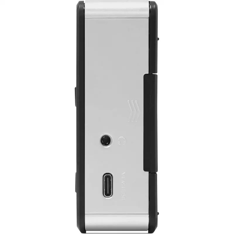 Nešiojamasis radijas TECHNISAT DIGITRADIO 1 A — DAB+/FM, OLED ekranas, USB-C, 3.5 mm ausinės, 1 W, juoda/sidabrinė
