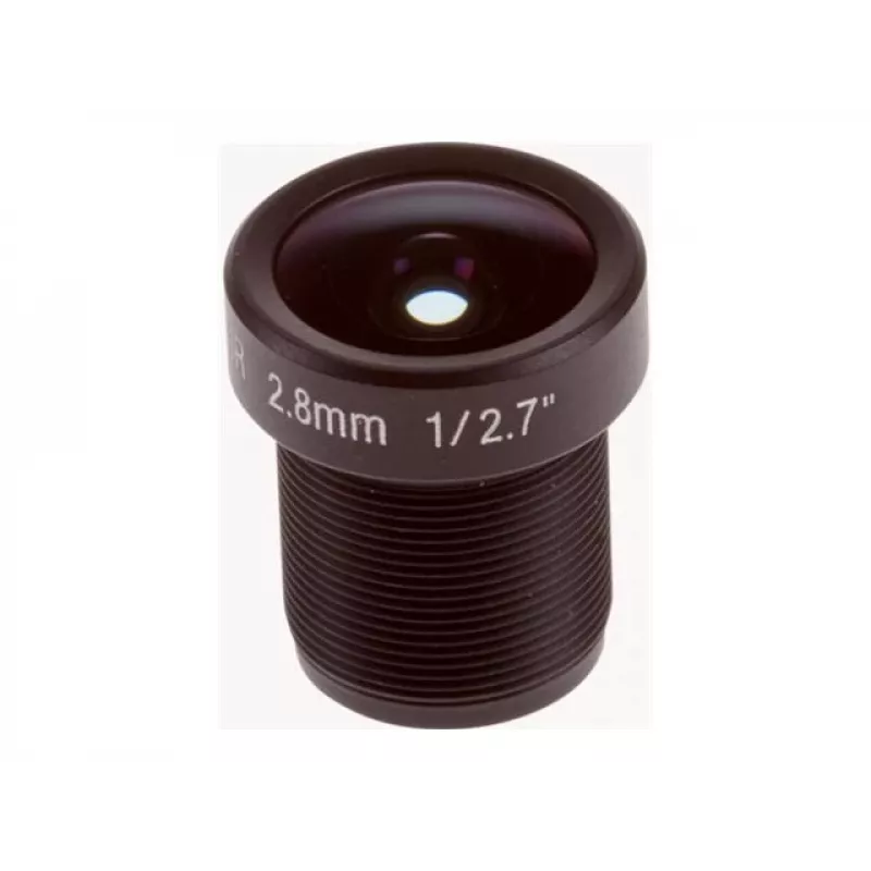 Axis M12 objektyvas 2,8 mm F1,2, skirtas patalpoms, juodas, 170° matymo kampas