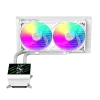 Gamemax CPU skysčio aušintuvas | GLACIER 240 LCD WH | Intel, AMD