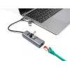 DeLOCK 64282 nešiojamojo kompiuterio dokavimo stotelė ir prievadų replikatorius, laidinis, USB 3.2 Gen 1 (3.1 Gen 1) Type-C, pilka (64282)