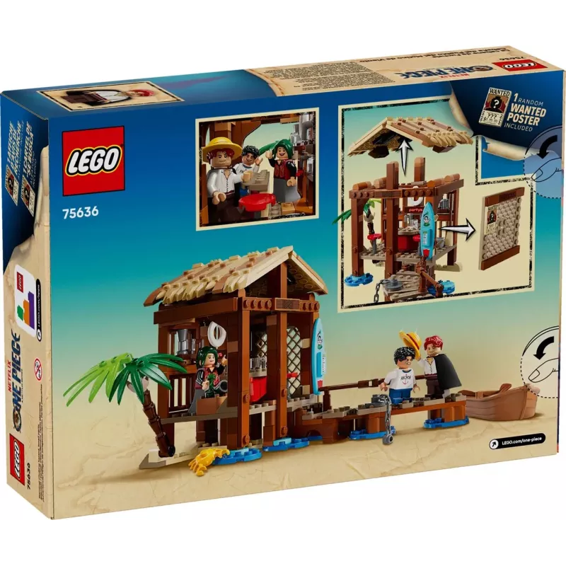 LEGO statybų rinkinys One Piece 75636 Vėjo malūno kaimelio trobelė, 299 vnt., 3 minifigūrėlės, 8+ metų