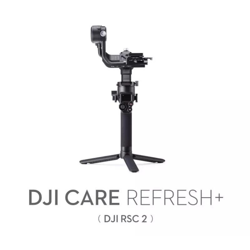 DJI Care Refresh+ paslaugų planas, skirtas DJI RSC 2 — oficiali keitimo apsauga