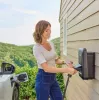 Prie sienos montuojama elektromobilių įkrovimo stotelė Hager witty one 11 kW trifazė su Type 2 kabeliu, RFID, Bluetooth, 4,5 m kabeliu, IP55, IK10