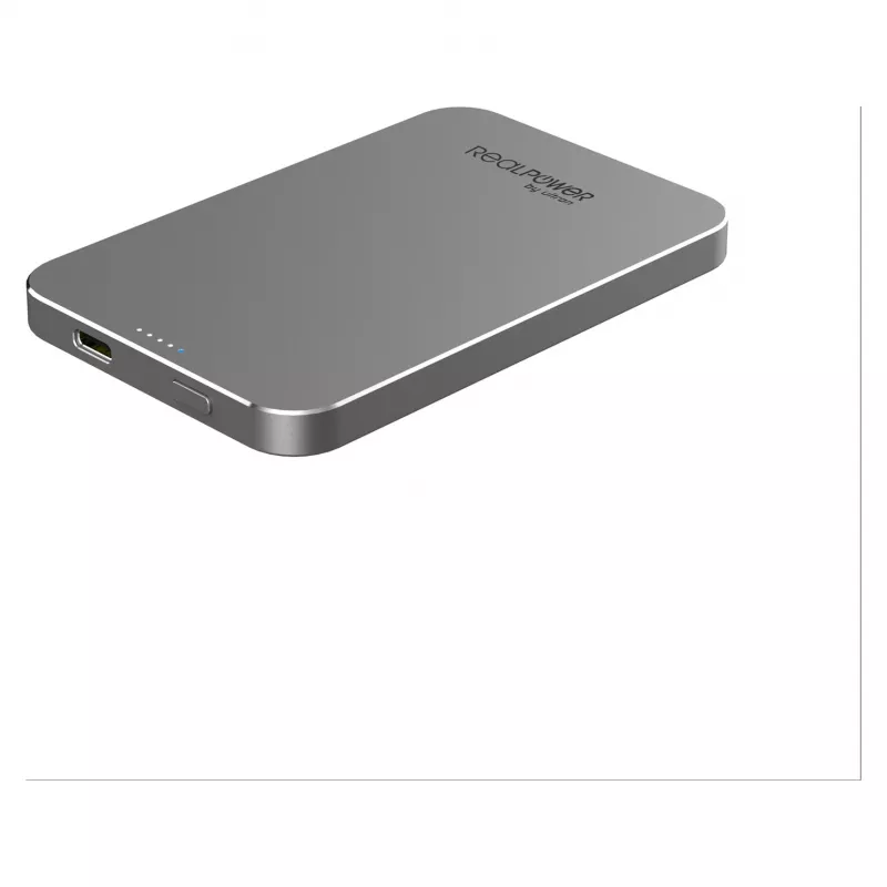 RealPower išorinė baterija PB-5000 MAG pilka 5 000 mAh