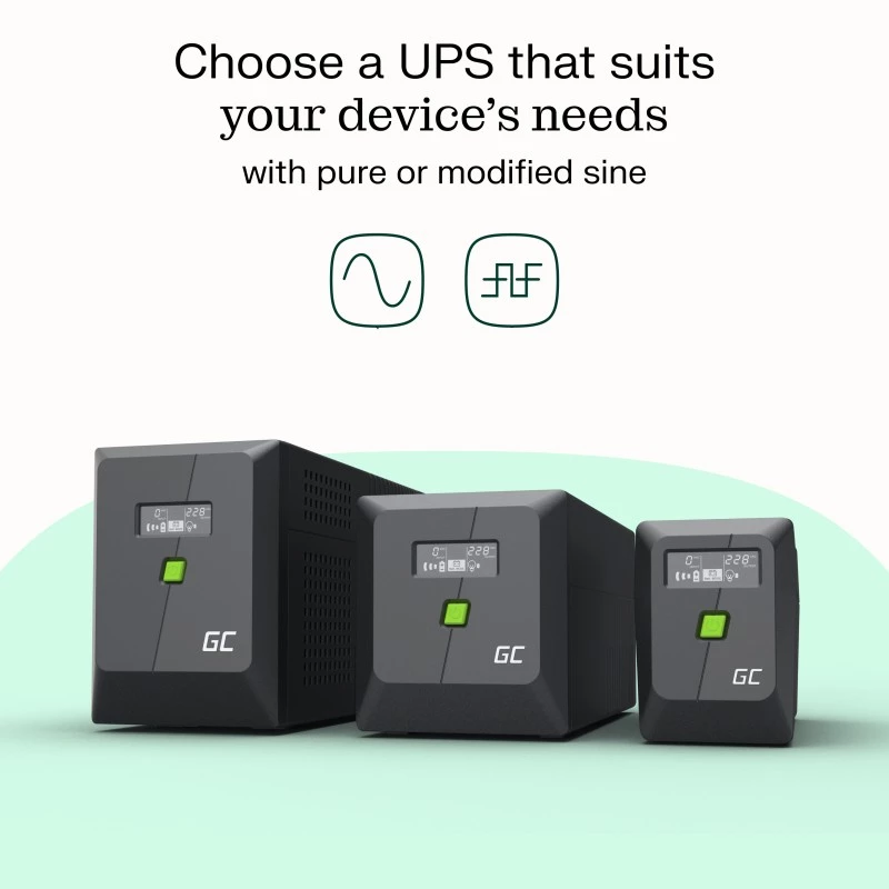 Green Cell UPSLP700 nepertraukiamo maitinimo šaltinis (UPS) Line-Interactive 1 kVA 700 W 4 AC lizdai