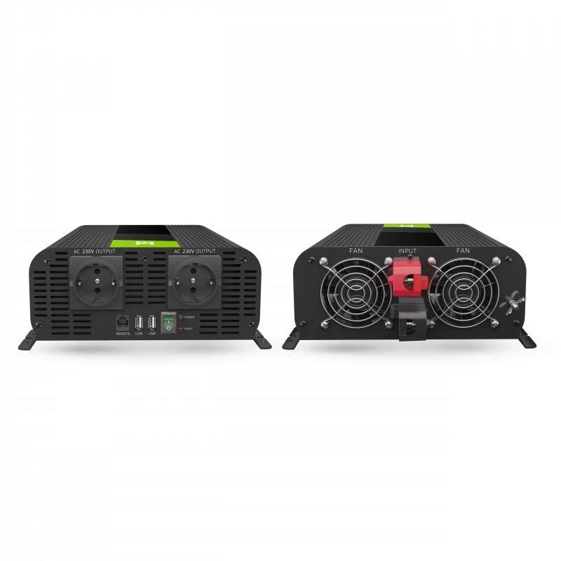 Green Cell INVGC11 maitinimo adapteris/inverteris Auto 2000 W Juoda