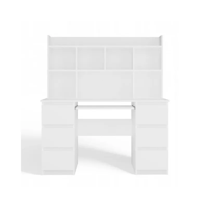 KUBA Rašomasis stalas komplektas + Extension Piece, baltas