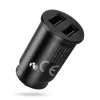 Automobilinis kroviklis everActive CC-25C 2x USB-A + USB-C, 12W, automobilinis USB maitinimo adapteris