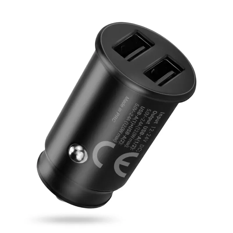 Automobilinis kroviklis everActive CC-25C 2x USB-A + USB-C, 12W, automobilinis USB maitinimo adapteris