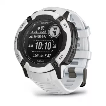 Garmin Instinct 2X Solar 2.79 cm (1.1) MIP 50 mm skaitmeninis 176 x 176 pikselių jutiklinis baltas GPS (palydovinis)