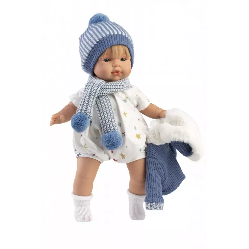 Lėlė Llorens Sasha verkianti, 38 cm, realistinės savybės, minkštas kūnas