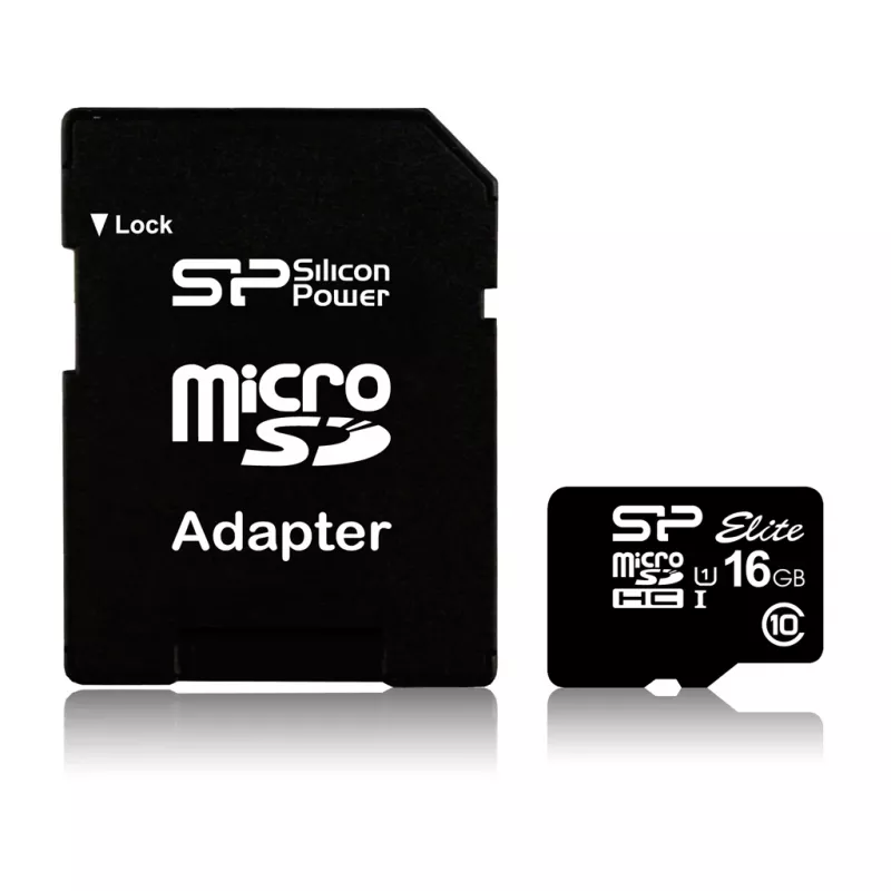 Silicon Power Elite atminties kortelė 16 GB MicroSDHC Class 10 UHS-I